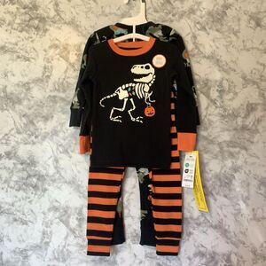 Carter's Halloween Dinosaur 4pc Snug Fit Pajama Sets Just One You